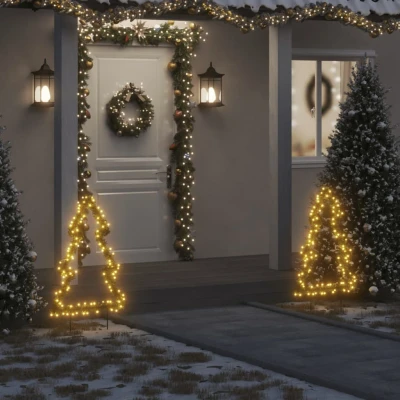 Bild av VidaXl Julträd Spett 115 Leds 90 Cm