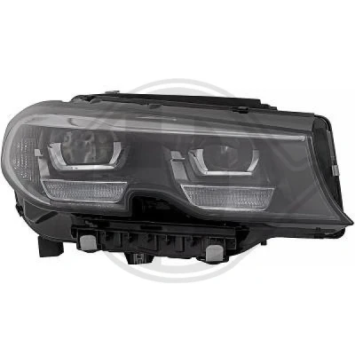 Bild av DIEDERICHS 1219980 Phares droit LED avec feu de circulation diurne (LED) pour à droite commande correcteur site projecteur