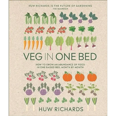 Bild av Veg in One Bed: How to Grow an Abundance of Food Raised Bed, Month by (New Edition)
