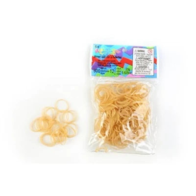 Bild av Rainbow Loom hårband, guldfärgade, med paljetter