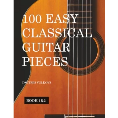 Bild av 100 Easy Classical Guitar pieces Book 1&amp;2: In standard notation and tablature