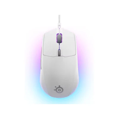 Bild av SteelSeries Rival 3 Gen 2 Gamingmus Optic 6 knappar Vit