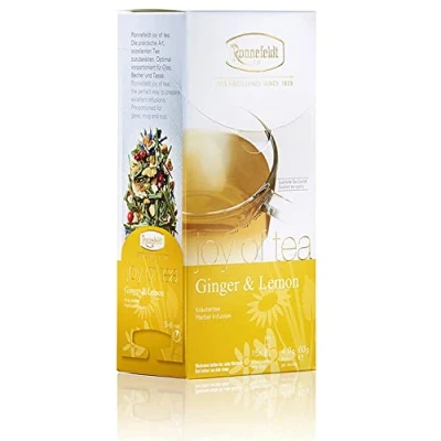 Bild av Ronnefeldt Ginger &amp; citron &quot;Joy of Tea&quot; örtteer, 15 tepåsar, 60 g, kvantitet: 2 stycken