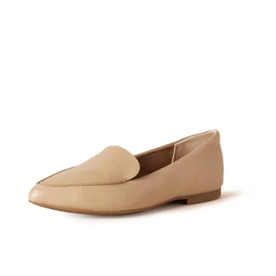 Bild av Amazon Essentials Loafer för kvinnor platt, BEIgE, 8 US