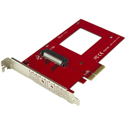 Bild av StarTech.com U.2 till PCIe adapter för 2,5 tum NVMe SSD SFF 8639 4 x PCI Express 3.0 kort (PEX4SFF8639)