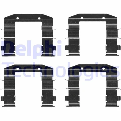 Bild av DELPHI LX0688 Kit d&#039;accessoires, plaquette de frein à disque SUZUKI: SWIFT 4, KIA: cee‘d II 5 portes, HYUNDAI: i40 CW