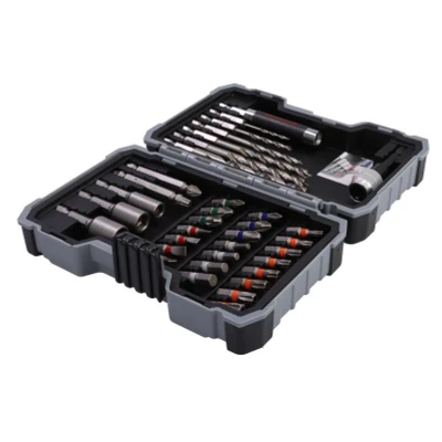 Bild av Bosch 35 delars borr och skruvbitsats PH1; PH2; PH3; PZ1; PZ2; PZ3; SL3; SL4; SL5; SL6; H3; H4; H5; H6; T10; T15; T20; T25; T27; T30; T40