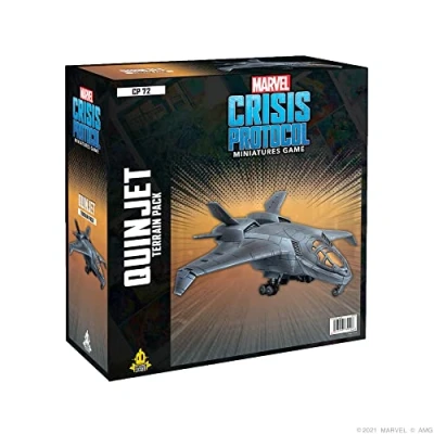 Bild av Atomic Mass Games Quinjet Terrain: Marvel Crisis Protocol Miniatyrspel Åldrar 14+ 2 spelare 45 minuters speltid