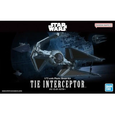 Bild av Revell 01212 Star Wars BANDAI TIE Interceptor Science Fiction Kit 1:72