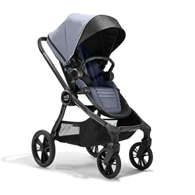Bild av Baby Jogger City sights, Sufflett, Traditionell barnvagn, Alla, Fasta hjul, Hopfällbar, Svart, lila