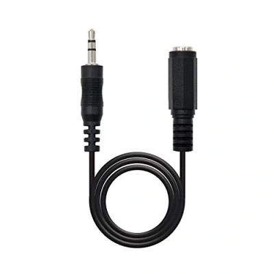 Bild av Nano Cable 10.24.0203 estereo kabel 3,5 mm M/H (3 meter), färg svart