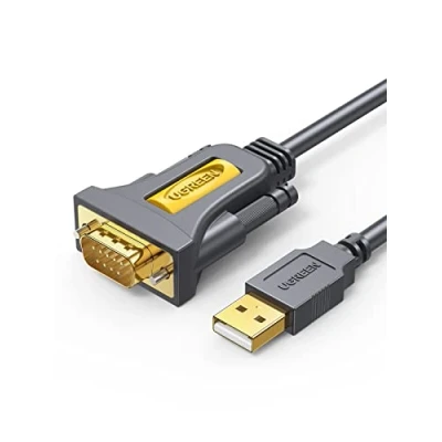 Bild av UGREEN RS232 Seriell Kabel USB 2.0 till DB9 9 Stifts Adapter med PL2303 Chipset Stöd Windows 10/8/7 Mac OS X Linux för Router (1M)