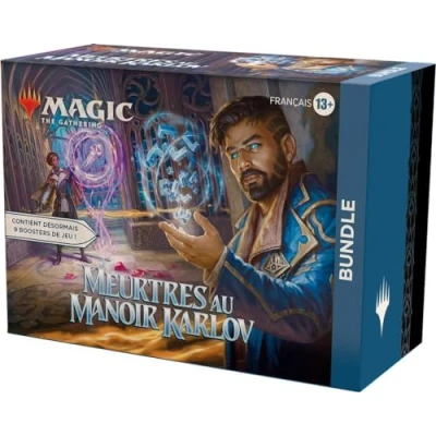 Bild av Magic Bundle: The Gathering Mords at Karlov Mansion 9 spelboosters, 30 fältkort + exklusiva tillbehör (Svensk version)