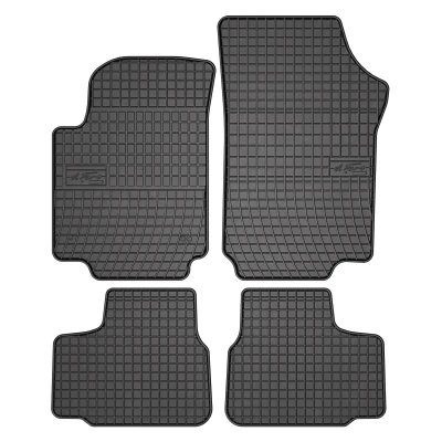 Bild av FROGUM 0399 Ensemble de tapis sol Caoutchouc avant et arrière 4 noir Sur mesure VOLKSWAGEN: up! 3/5 portes, SKODA: Citigo