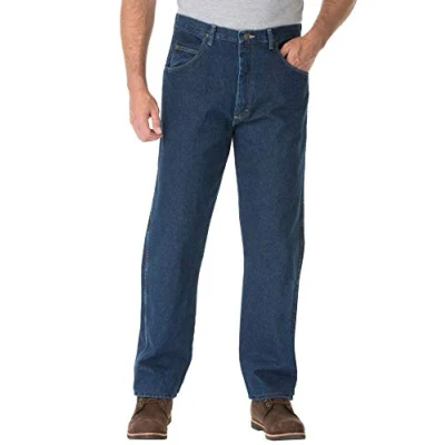 Bild av Wrangler Jeans för män, Antik marinblå denim, 38W x 36L