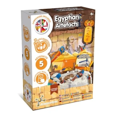 Bild av Science4you Egyptisk grävset Ta En historisk grävning och utforska alla 5 Egyptiska Statyer, arkeologigåva för pojkar flickor från 8 9 10 11+
