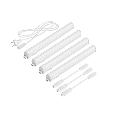 Bild av parlat LED underskåpsarmaturer Rigel, 31,3 cm vardera, 397 lm varmvitt, set med 4 stycken