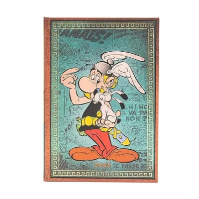 Bild av Asterix the Gaul (The Adventures of Asterix) Midi 12 month Horizontal Hardback Dayplanner 2025 (Elastic Band Closure): tydzień na dwóch stronach, zamykany gumkę, papier 100 gsm