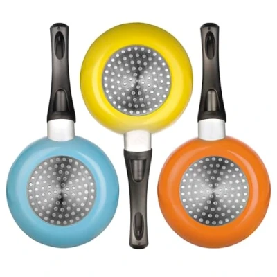 Bild av IBILI Indubasic mini stekpanna, 14 cm, aluminium, non stick, lämplig för induktionshällar, slumpmässig färg