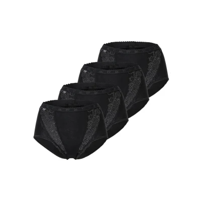 Bild av Sloggi dam Slip Chic Maxi 4p, svart, 38