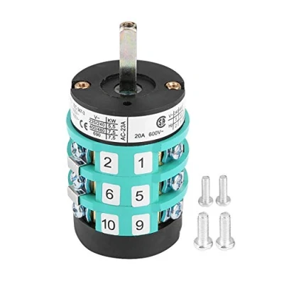Bild av Framåt Bakåt Switch, 220 V / 380 Däckväxlare Motor Reverse Skivspelare Pedal (20A (A))