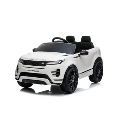 Bild av FINOOS elbil för barn Range Rover Evoque 12V barnbil elektrisk med 2,4 GHz fjärrkontroll, 2 x 35W motor, 1 till 4 år gammal (Vit)