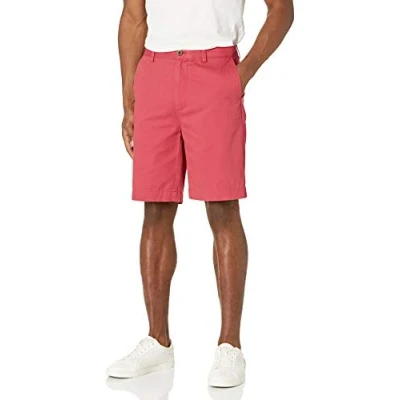Bild av Amazon Essentials Men&#039;s Shorts 23 cm (9 tum) klassisk passform, Tvättad röd, 32