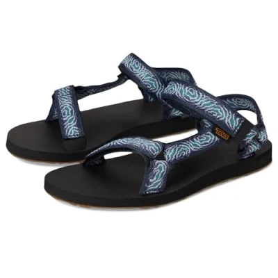 Bild av Teva Original Universal Unisex Vandringssandaler för barn, Storlek: 26, Archive topo navy Konstmaterial/textil