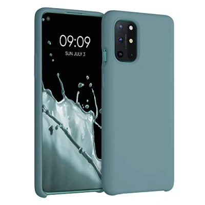 Bild av kwmobile Fodral kompatibelt med OnePlus 8T mjukt och fint skydd i TPU silikon Arctic Night