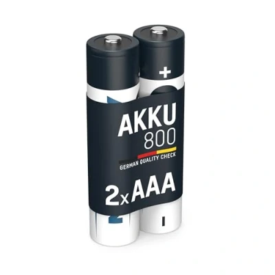 Bild av ANSMANN MaxE Micro AAA Tipo 800mAh Batteria Ricaricabile ad Alta Capacità 2x HR03