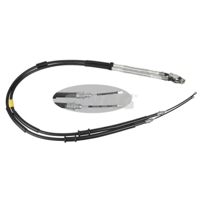 Bild av SWAG 42 10 3667 Handbromsvajer vänster bak, till höger bak 1490, 1478mm OPEL: Corsa D Hatchback, E Hatchback