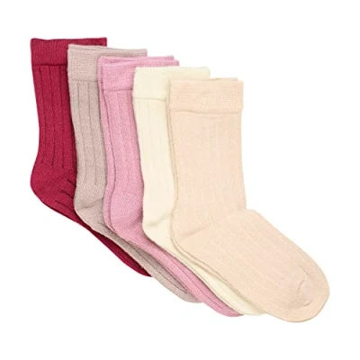 Bild av MINYMO Unisex barn bambu viskos strumpor, Orchid Haze, 15 8