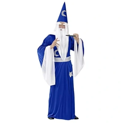 Bild av &quot;WIZARD&quot; (robe with collar, belt, hat) (XL)
