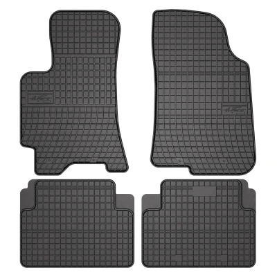 Bild av FROGUM 0704 Ensemble de tapis sol Caoutchouc avant et arrière 4 noir