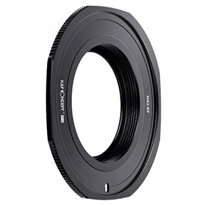 Bild av K&amp;F Concept Updated M42 to EOS Lens Mount Adapter, Compatible with Screw and Canon EF S Camera Body