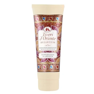 Bild av TESORI D&#039;ORIENTE krämdusch &quot;Byzantium&quot;, 250 ml, aromatisk duschgel med svart ros och labdanum, duschkräm för kroppsvård, ritual kropp sinnen