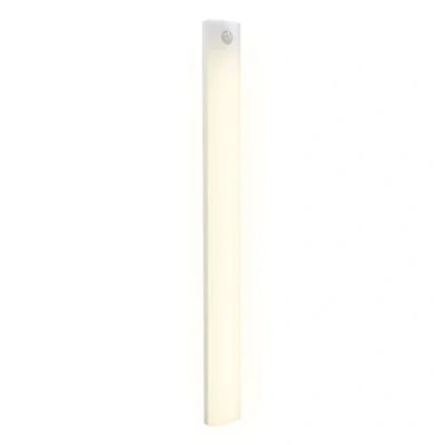 Bild av ANSMANN LED inbyggd lampa 35 cm, dimbar skåpbelysning med rörelsedetektor, uppladdningsbart batteri, 4 ljusfärger, magnetisk, perfekt för skåp, kök, badrum, låda, hall, trappa, etc