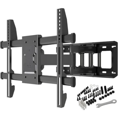 Bild av TV väggfäste, vridbart lutande fäste för 32 85 tums LED LCD platt &amp; böjd eller skärm upp till 60 kg, max VESA 600x400mm, bubbelnivå, kabelband ingår