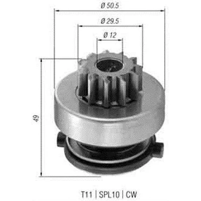 Bild av MAGNETI MARELLI 940113020366 Pignon, démarreur