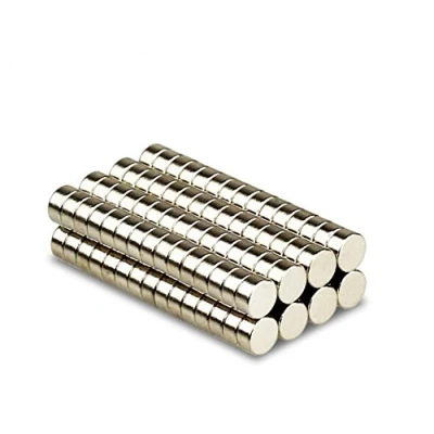 Bild av Magnetastico® 100 stycken Neodymium magneter N52 Skiva 6x2 mm Kylskåpsmagnet Anslagstavla Magnet Permanent Whiteboard Självhäftande