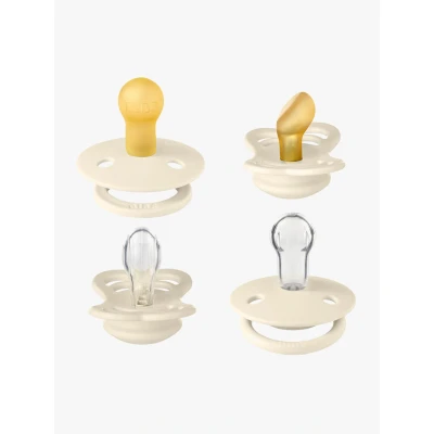 Bild av BIBS Try it Collection Napp 4 pack Latex/Silikon One Size, Ivory