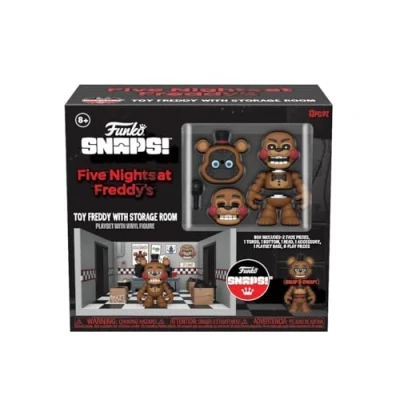 Bild av Funko Five Nights At Freddy&#039;s (FNAF) Snap: Playset Säkerhetsrum Samlingsbar vinylfigur Presentidé Officiell Merchandise Leksaker för pojkar, flickor, barn och vuxna
