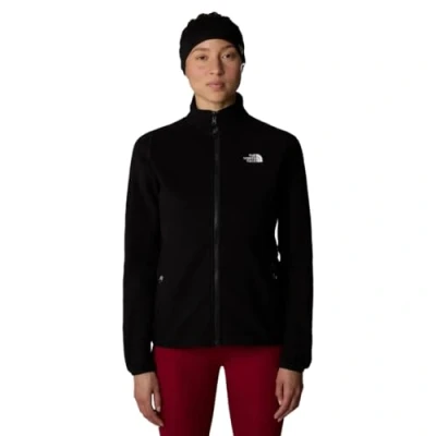 Bild av The North Face 100 Glacier Full Zip Jacka for kvinnor, Tnf Black/Npf, XS