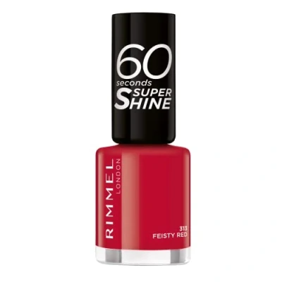 Bild av Rimmel London 60 Seconds Super Shine Nail Polish 313 Feisty Red 8 ml