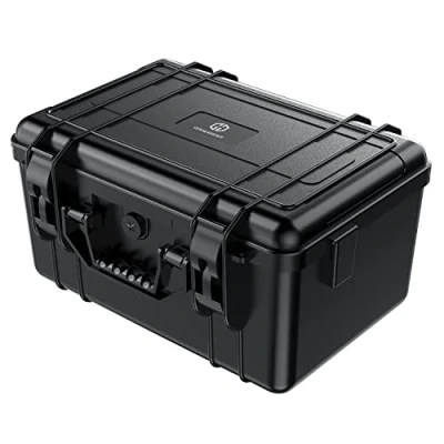 Bild av GRAUGEAR Skyddsfodral för hårddiskar, 3,5 tum &amp; 2,5 M.2 HDD/SSD skivor, hårddiskfodral upp till 19 stötsäkert, värmebeständigt, vattentätt