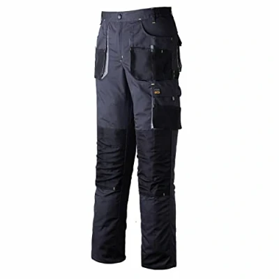 Bild av REIS FORECO T men&#039;s work trousers, trousers with knee pockets, waist drawstring, military standard Oeko TEX, pants colors: grey black light grey, Size: 56