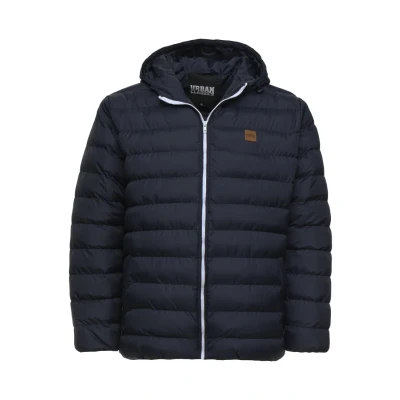 Bild av Urban Classics Basic Bubble Jacket Vinterjacka, Storlek: 4XL, Navy/white/navy