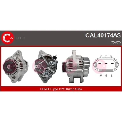 Bild av CASCO CAL40174AS Generator 12V 90A TOYOTA: Yaris I Hatchback