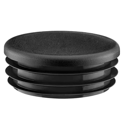 Bild av EMFA Lamellär Plugg runt 80 mm Svart,4 stycken, för rör Rund Stålrör mm, Plastplugg 8 cm