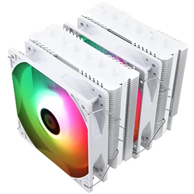 Bild av Thermalright Peerless Assassin 120 SE ARGB vit Cpu luftkylare, 6 värmerör kylare, mm TL C12CW S PWM fläkt, aluminium kylflänsskydd, för AMD AM4/AM5 Intel 1700/1150/1151/1200